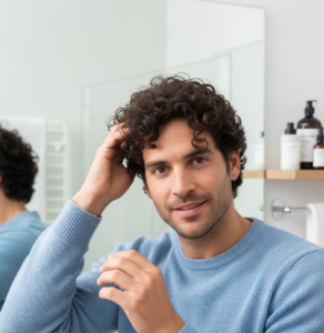 capelli ricci uomo